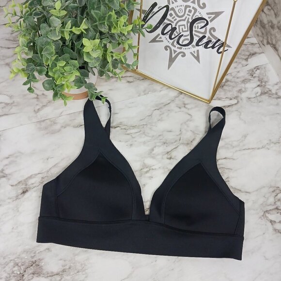 ATHLETA A-C essential bra convertible black small yoga sport - Picture 2 of 6